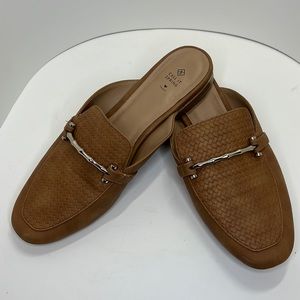 Vegan leather mules size 6